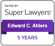 Rated By Super Lawyers | Edward C. Ahlers | 5 Years